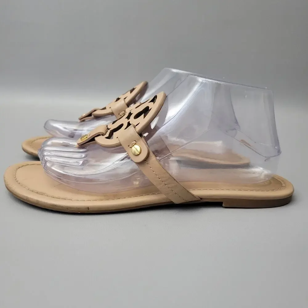TORY BURCH Miller Light Make Up Patent Leather Sandals Size 9